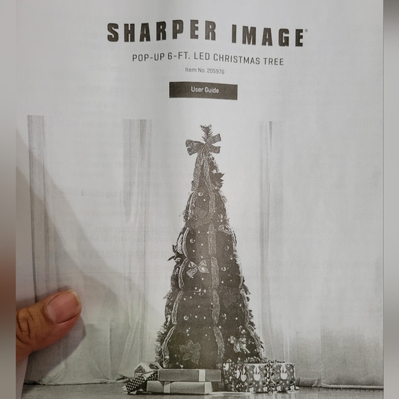 Sharper Image Holiday Sharper Image Pop Up Christmas Tree Poshmark